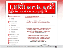 Tablet Screenshot of hudebni-nastroje-luko.cz